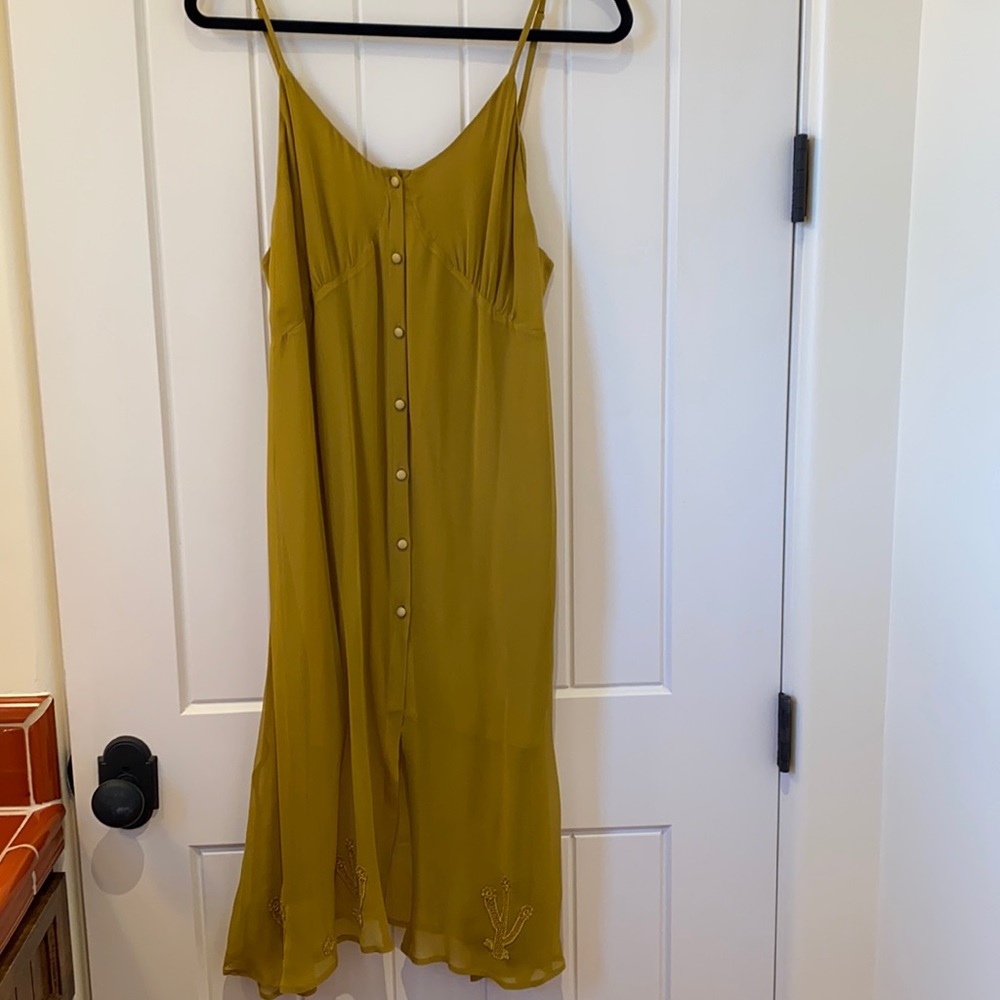 For Love and Lemons Button Down Midi